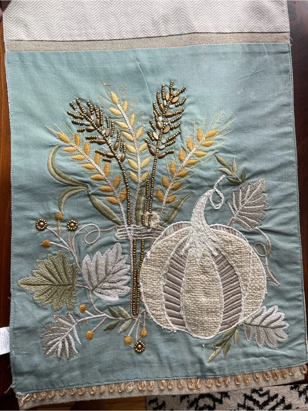 Pier 1 elegant embroidered